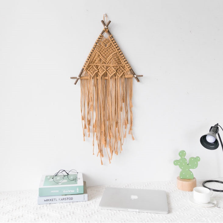 Boho macrame wall hanging tapestry