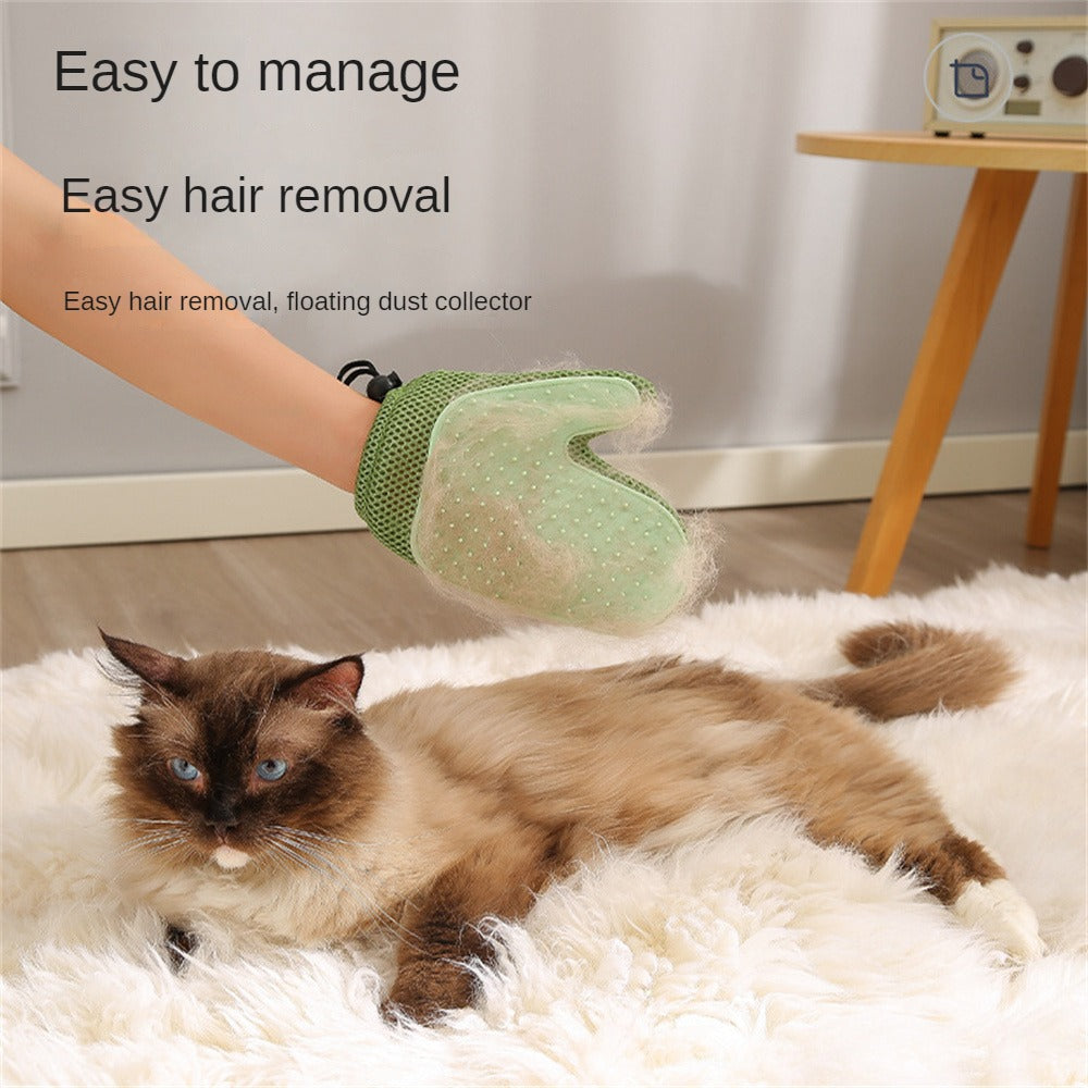 Pet grooming glove packaging