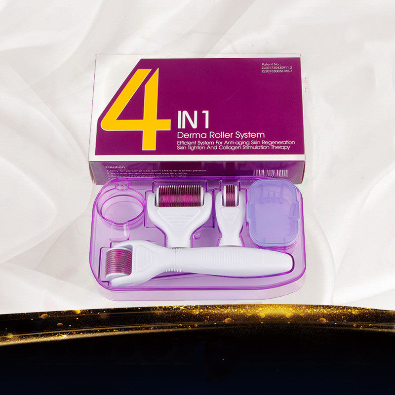 Skincare tool set full contents laid out