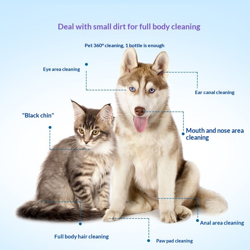Ionized pet water label and ingredients