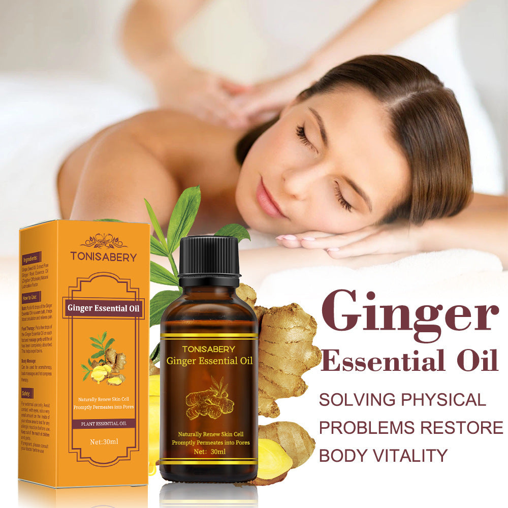 Ginger massage oil packaging box